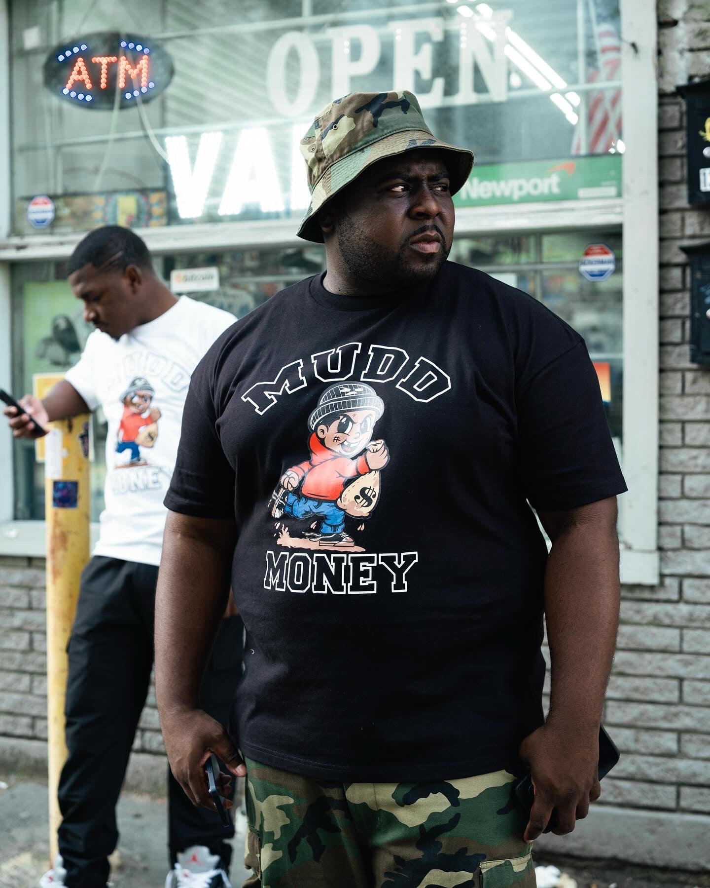 Black Running Man T shirt