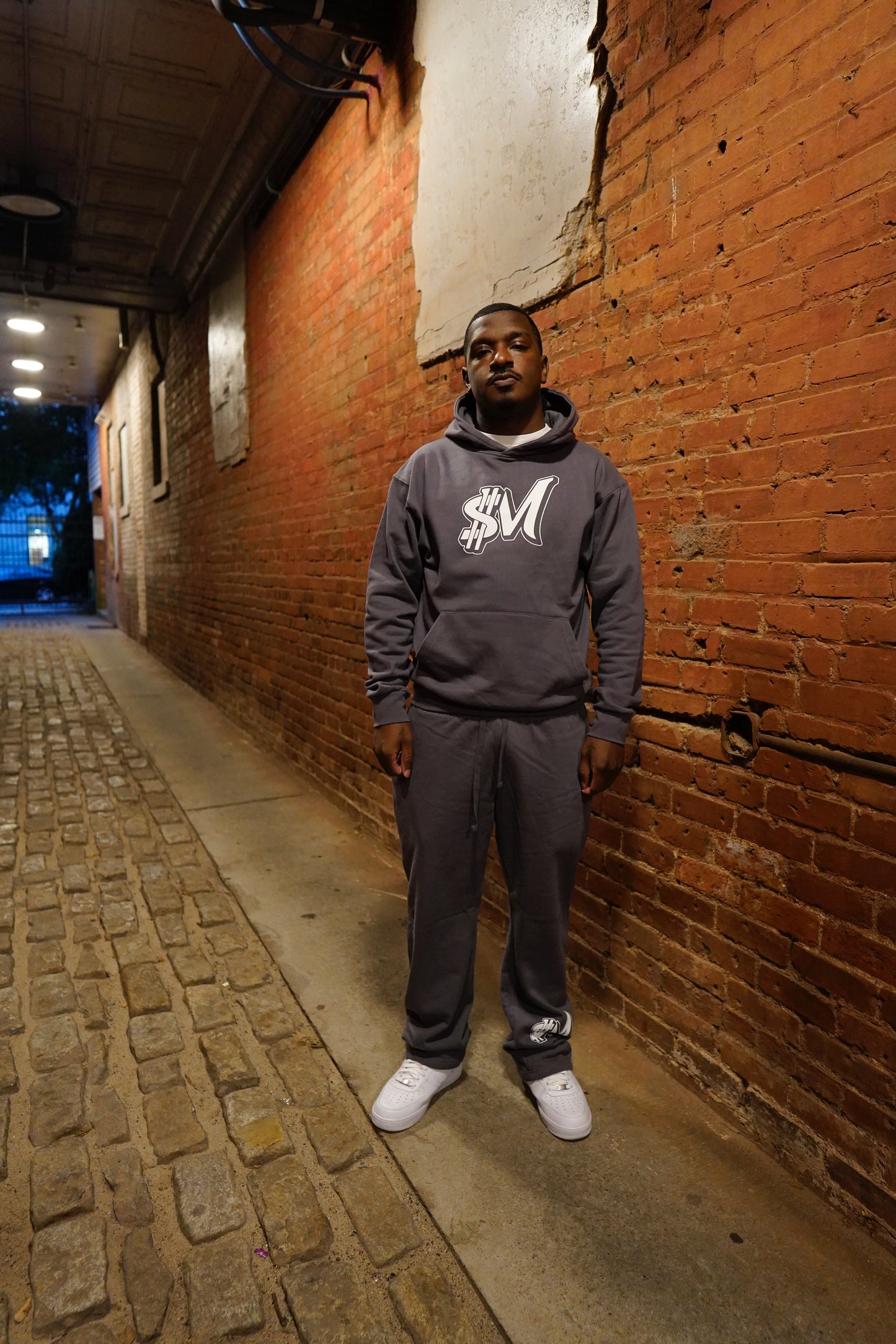 Grey Essential hoodie