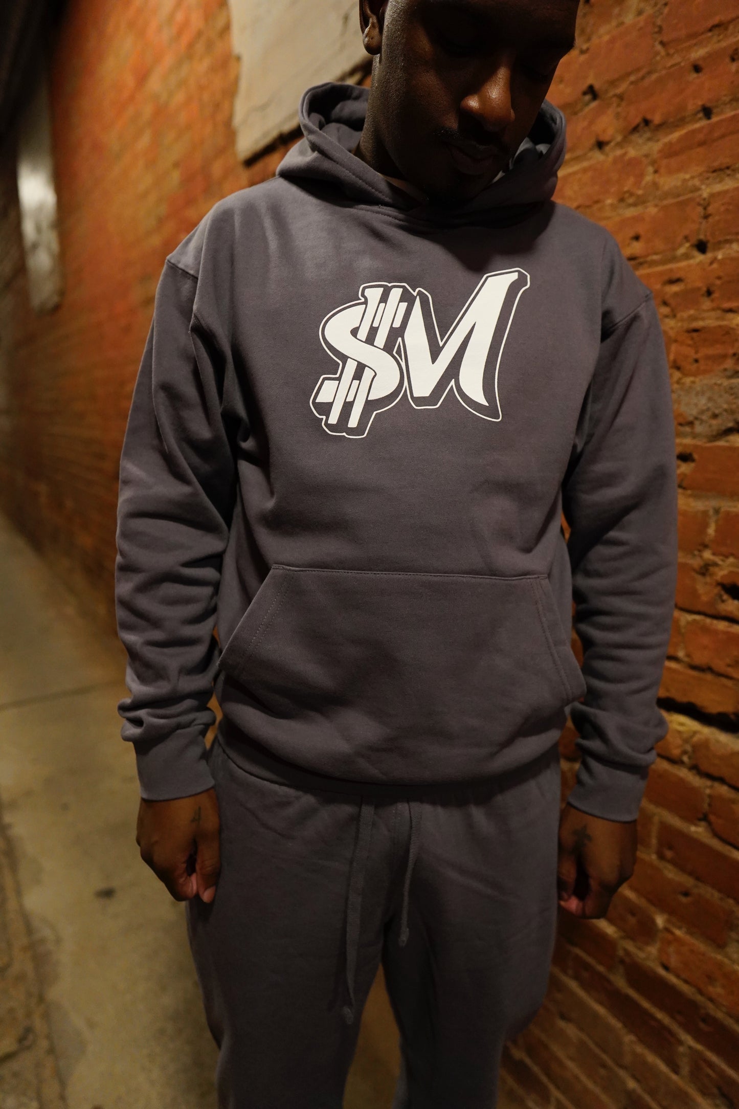 Grey Essential hoodie